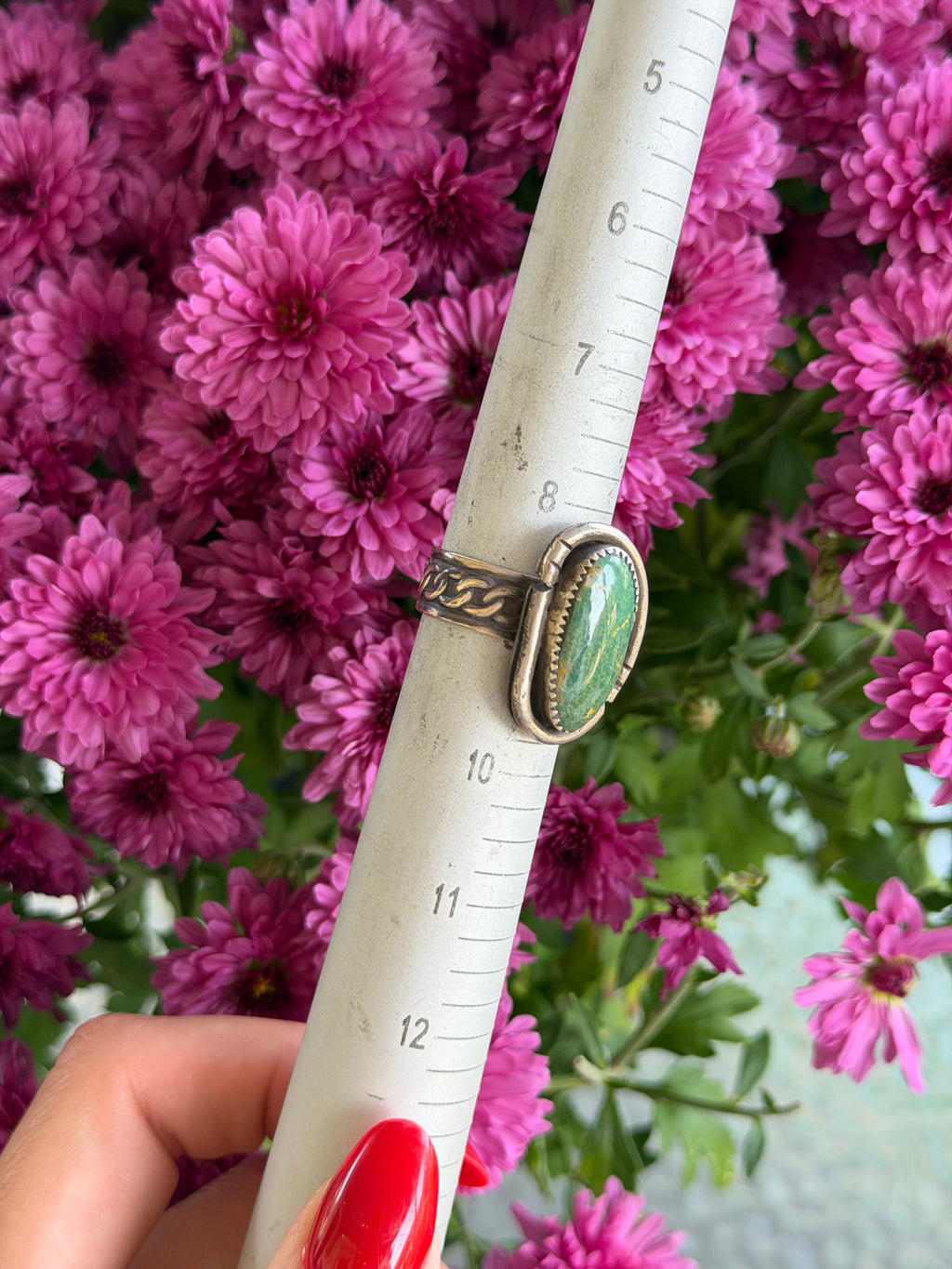Green Turquoise Ring