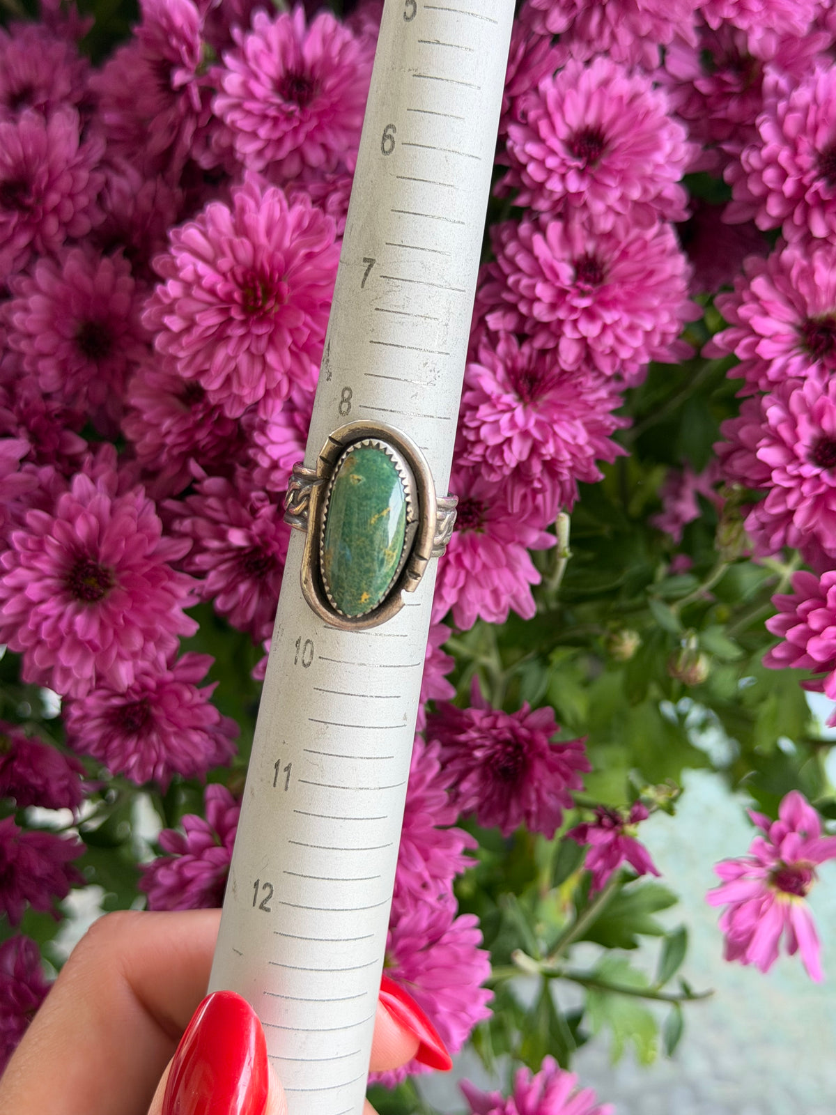 Green Turquoise Ring
