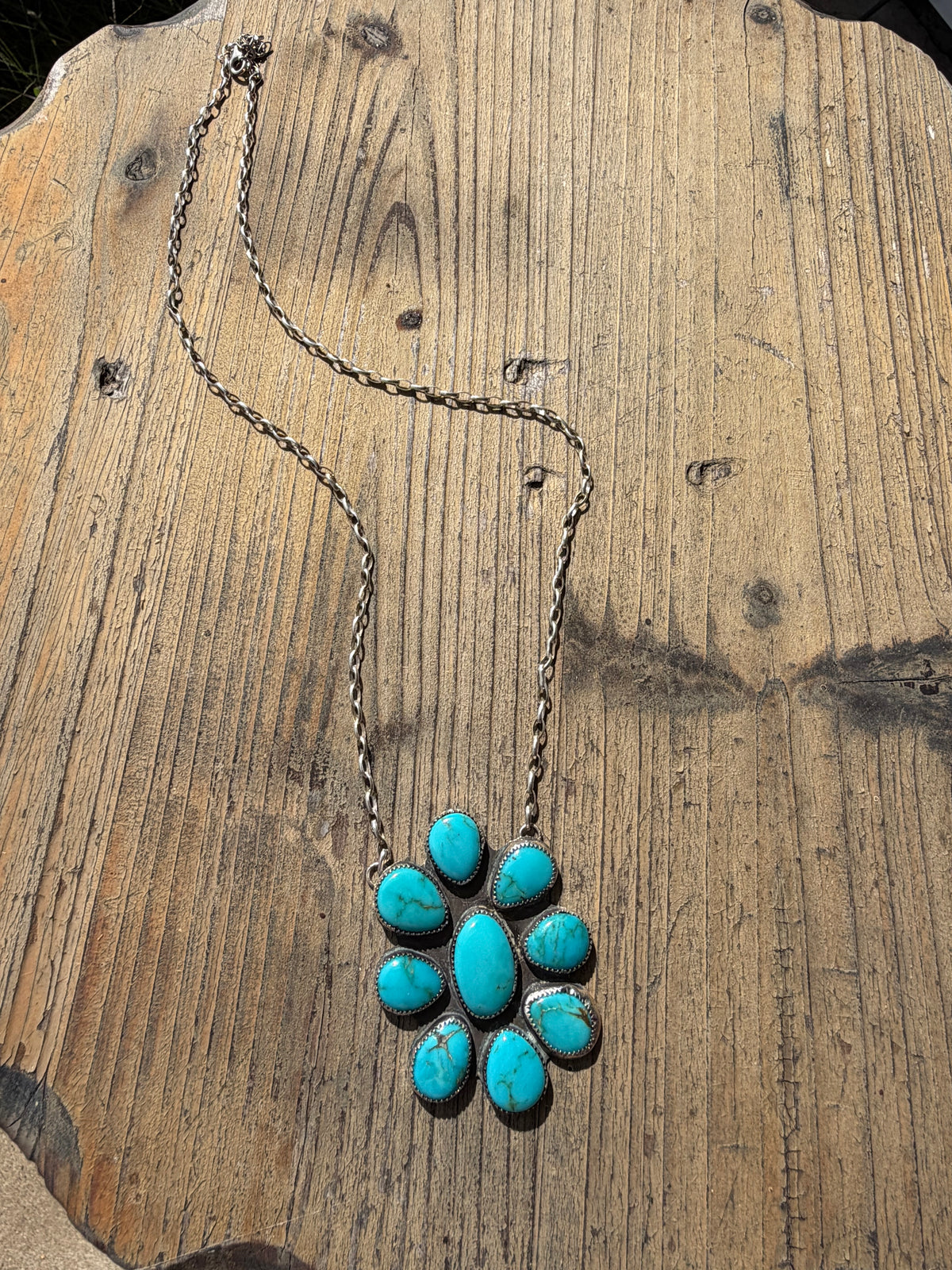 20” Kingman Cluster Necklace